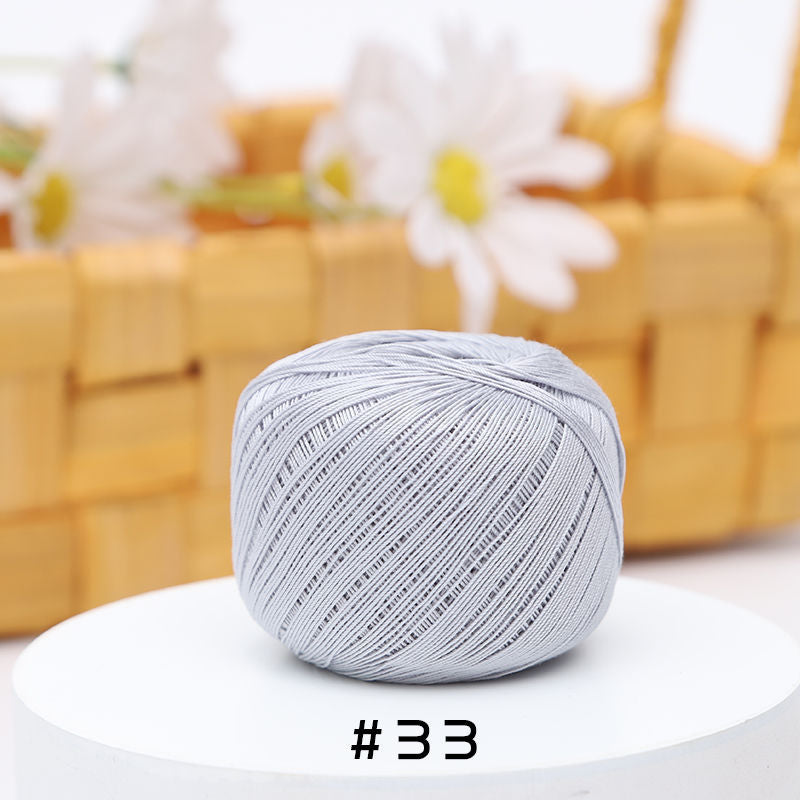 AquaSilk Size 10 Crochet Thread Lace Thread Ultra Thin – soft crochet yarn by Lily's Loop