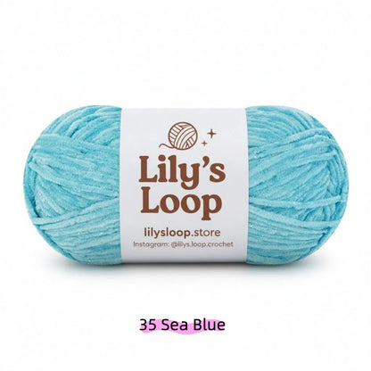 Tiffany Green SoftGlow Series 2.5MM Chenille Yarn(50g/132m) – fine chenille yarn for amigurumi
