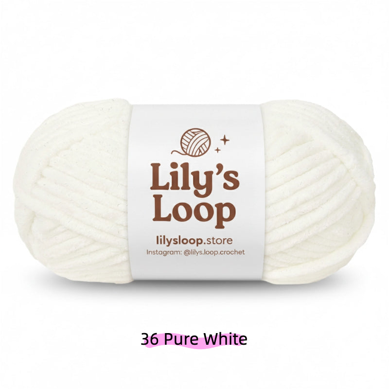 SoftGlow Series 6MM Chenille Yarn(100g/68m) – soft chenille yarn for amigurumi