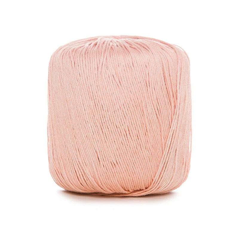 Dusty Pink AquaSilk Size 3 Crochet Thread Cotton Yarn (40g) – crochet yarn by Lily's Loop