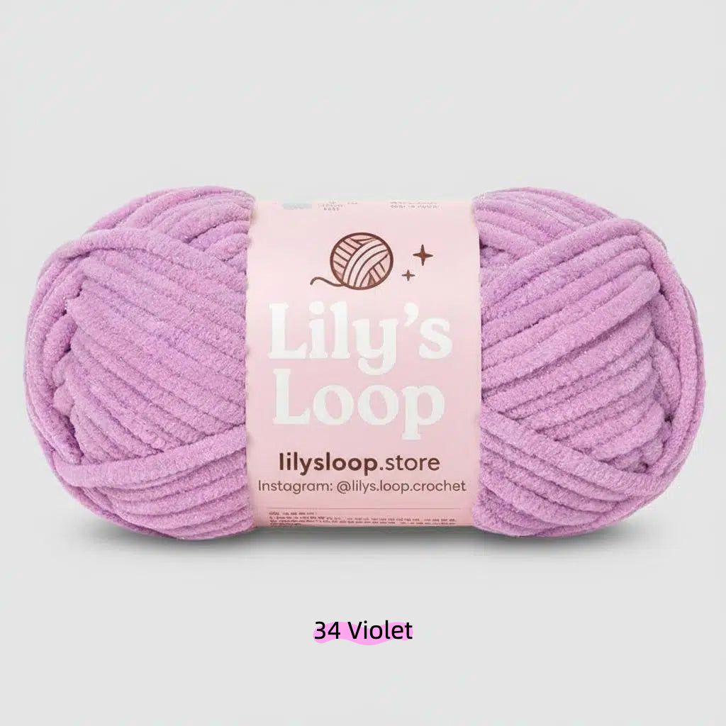 Milk Tea SoftGlow Series 4.5MM Chenille Yarn(50g/59m) – fine chenille yarn for amigurumi