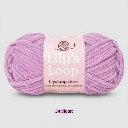 Milk Tea SoftGlow Series 4.5MM Chenille Yarn(50g/59m) – fine chenille yarn for amigurumi