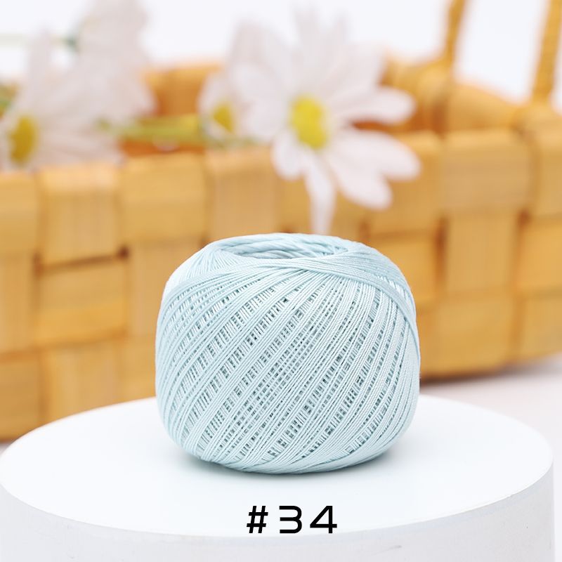 AquaSilk Size 10 Crochet Thread Lace Thread Ultra Thin – soft crochet yarn by Lily's Loop