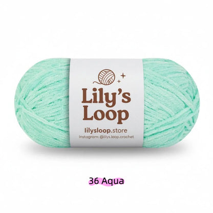 Cerulean SoftGlow Series 2.5MM Chenille Yarn(50g/132m) – fine chenille yarn for amigurumi