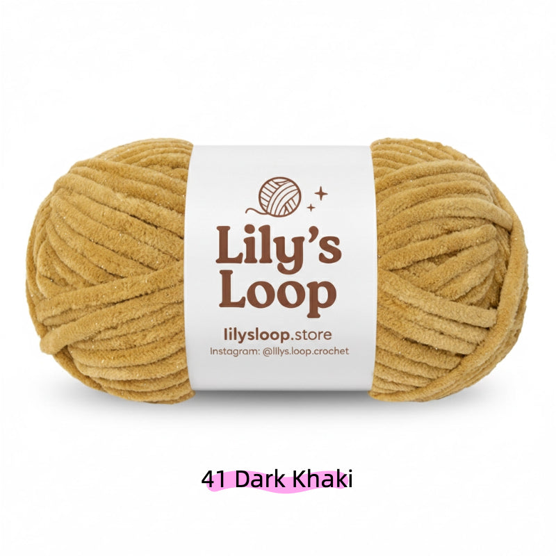 SoftGlow Series 6MM Chenille Yarn(100g/68m) – soft chenille yarn for amigurumi