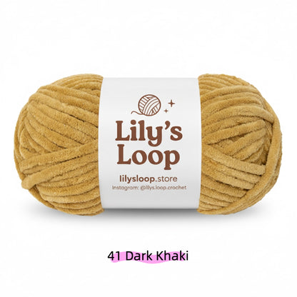 SoftGlow Series 6MM Chenille Yarn(100g/68m) – soft chenille yarn for amigurumi