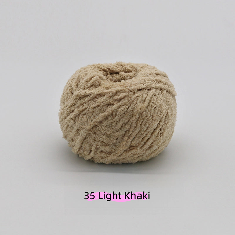 Aqua Blue Warm Plush Nature Palette Velvet Yarn (50g/80m) – velvet yarn for amigurumi and crochet