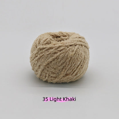 Aqua Blue Warm Plush Nature Palette Velvet Yarn (50g/80m) – velvet yarn for amigurumi and crochet