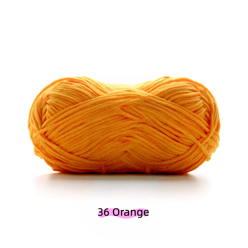 Beige Brown Sweet Ultra Fine 2mm Chenille Yarn (50g) – chenille yarn for amigurumi