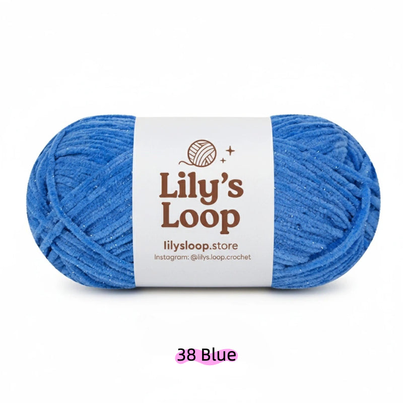 Deep Green SoftGlow Series 2.5MM Chenille Yarn(50g/132m) – fine chenille yarn for amigurumi