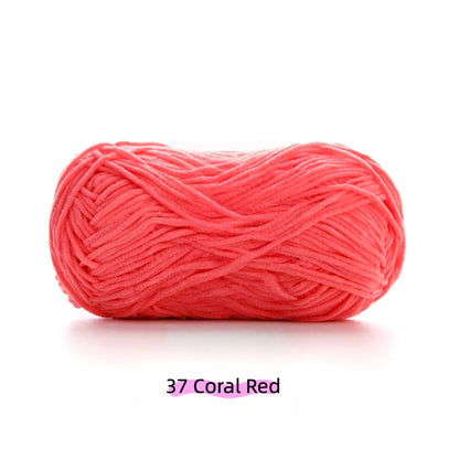 Aqua Blue Sweet Ultra Fine 2mm Chenille Yarn (50g) – chenille yarn for amigurumi