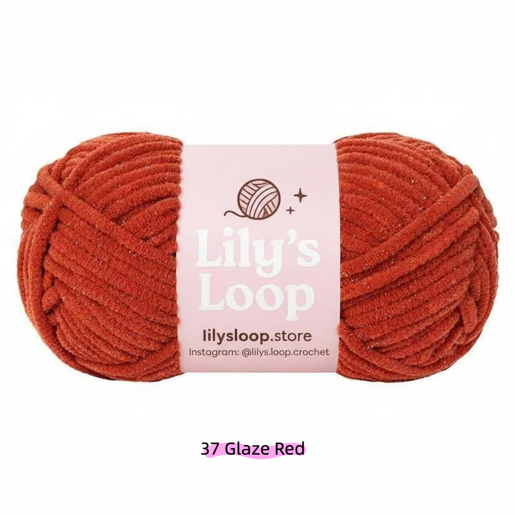 Aqua SoftGlow Series 4.5MM Chenille Yarn(50g/59m) – fine chenille yarn for amigurumi