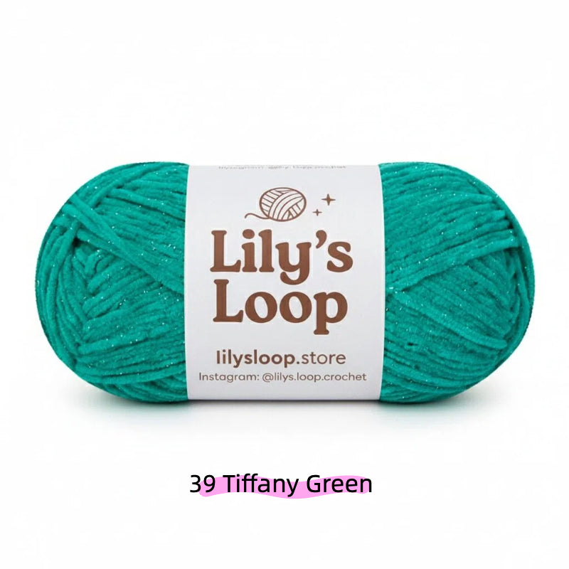 Tender Green SoftGlow Series 2.5MM Chenille Yarn(50g/132m) – fine chenille yarn for amigurumi