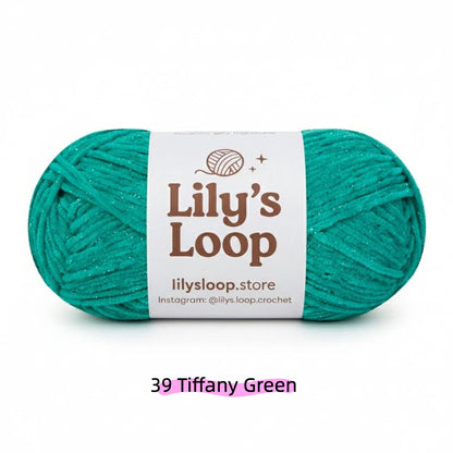 Tender Green SoftGlow Series 2.5MM Chenille Yarn(50g/132m) – fine chenille yarn for amigurumi