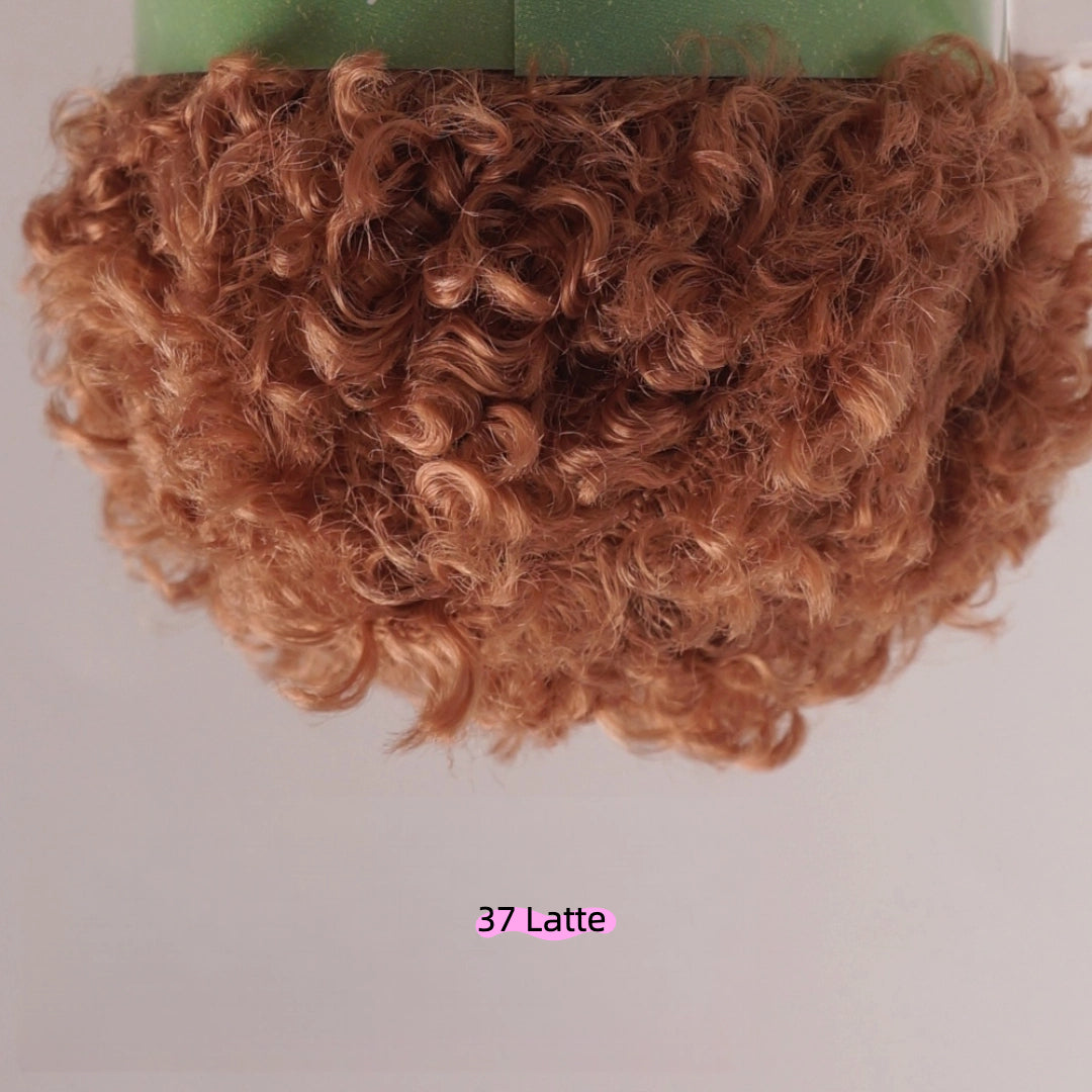 Black Aran Plush Yarn for Amigurumi(40g) – crochet yarn by Lily's Loop