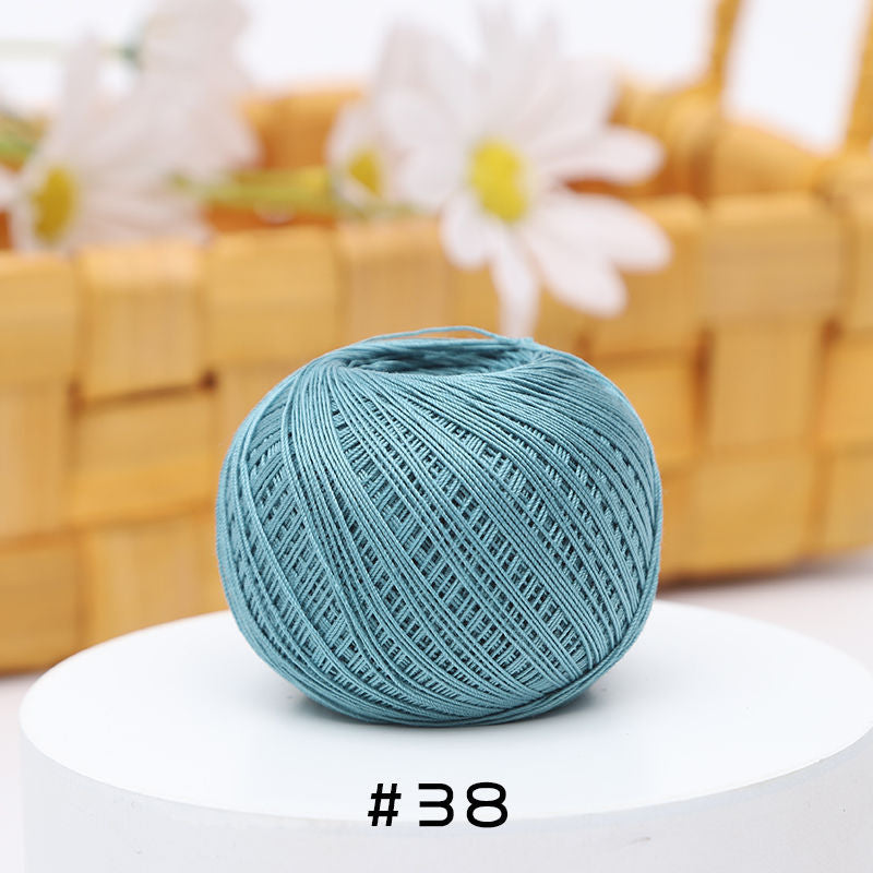 AquaSilk Size 10 Crochet Thread Lace Thread Ultra Thin – soft crochet yarn by Lily's Loop