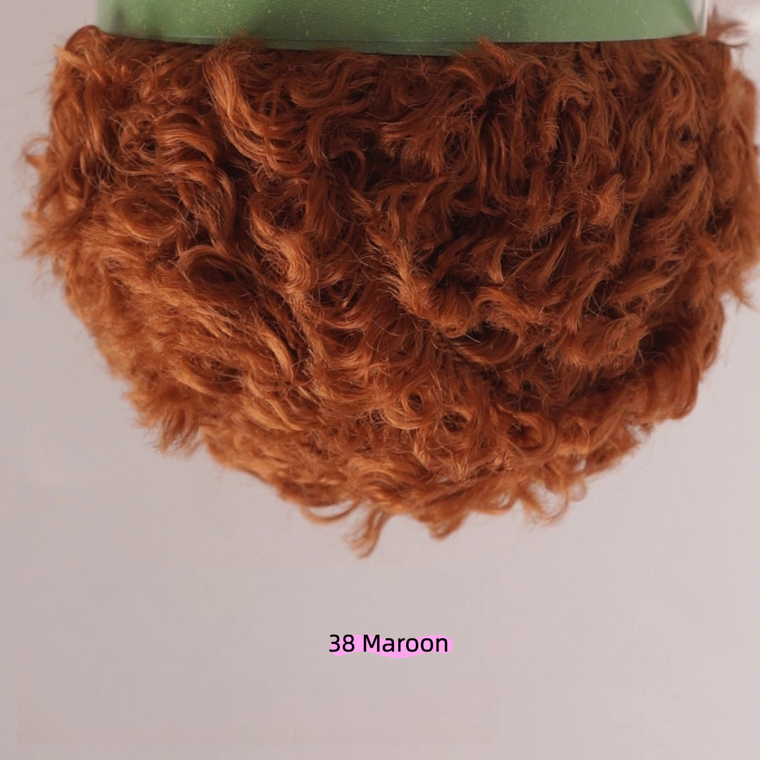 Carbon Black Aran Plush Yarn for Amigurumi(40g) – crochet yarn by Lily's Loop