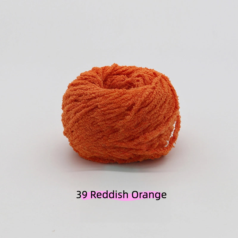 Wine Red Warm Plush Nature Palette Velvet Yarn (50g/80m) – velvet yarn for amigurumi and crochet