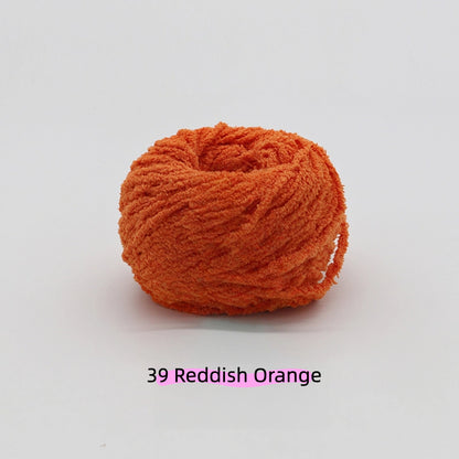 Wine Red Warm Plush Nature Palette Velvet Yarn (50g/80m) – velvet yarn for amigurumi and crochet