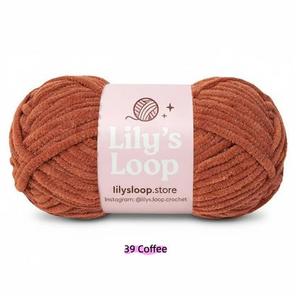 Grass Green SoftGlow Series 4.5MM Chenille Yarn(50g/59m) – fine chenille yarn for amigurumi