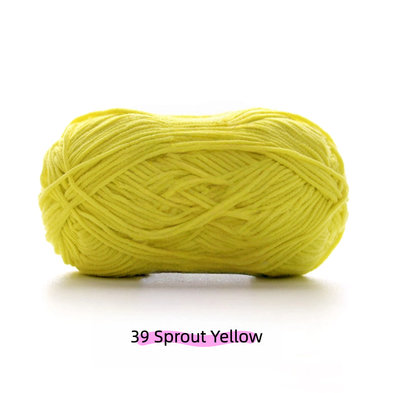 Country Green Sweet Ultra Fine 2mm Chenille Yarn (50g) – chenille yarn for amigurumi