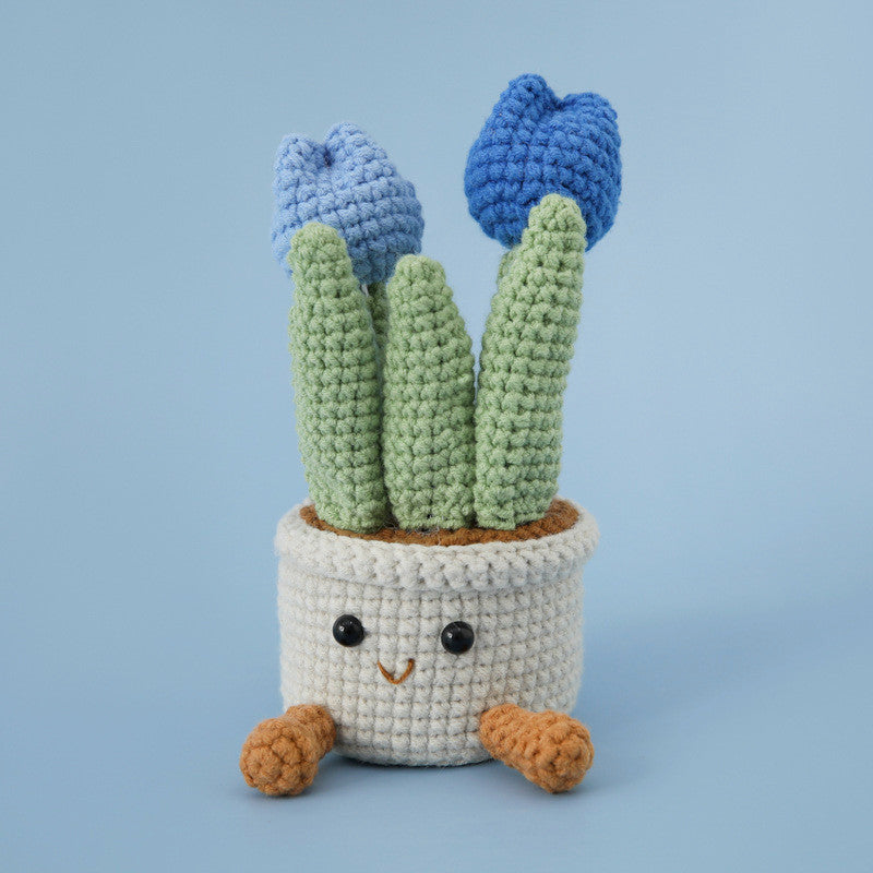 Tulip Pot Crochet Kit Beginner-Friendly Craft Set