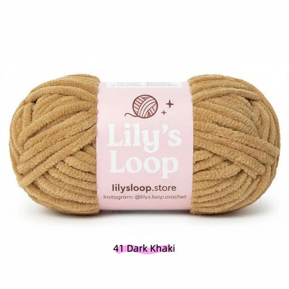 Forest Green SoftGlow Series 4.5MM Chenille Yarn(50g/59m) – fine chenille yarn for amigurumi