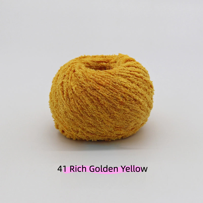 Light Petal Pink Warm Plush Nature Palette Velvet Yarn (50g/80m) – velvet yarn for amigurumi and crochet