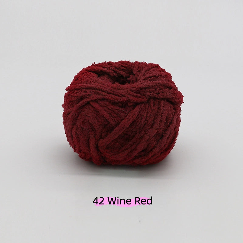 Coral Pink Warm Plush Nature Palette Velvet Yarn (50g/80m) – velvet yarn for amigurumi and crochet