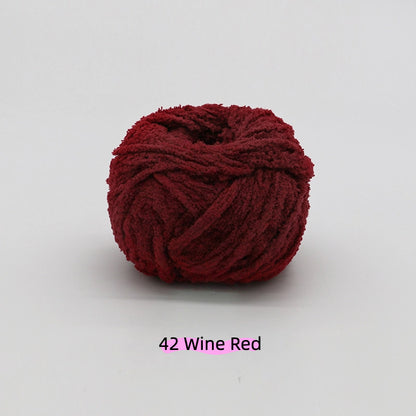 Coral Pink Warm Plush Nature Palette Velvet Yarn (50g/80m) – velvet yarn for amigurumi and crochet