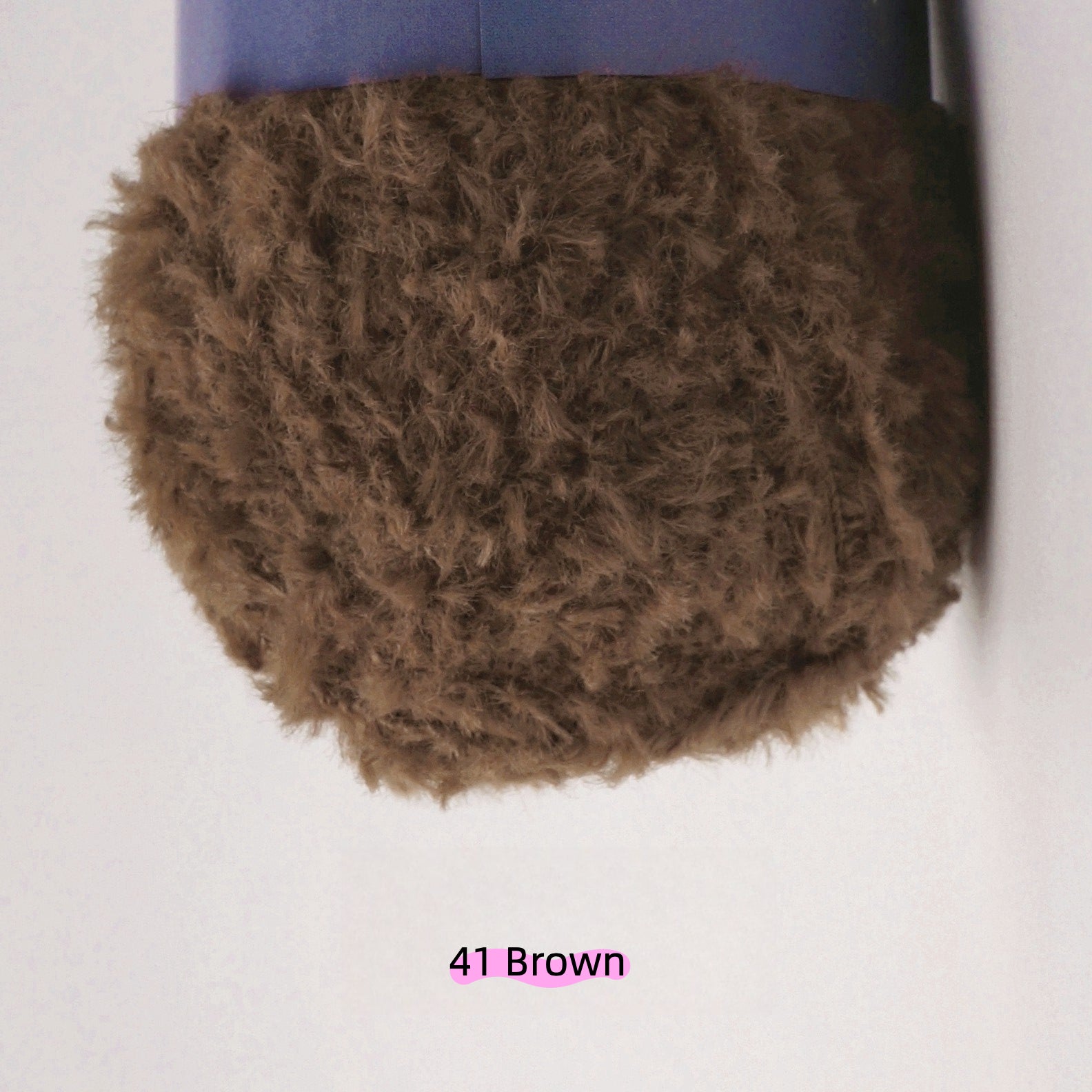 Black MicroFur Fine Eyelash Yarn (40g) – faux fur yarn for crochet amigurumi