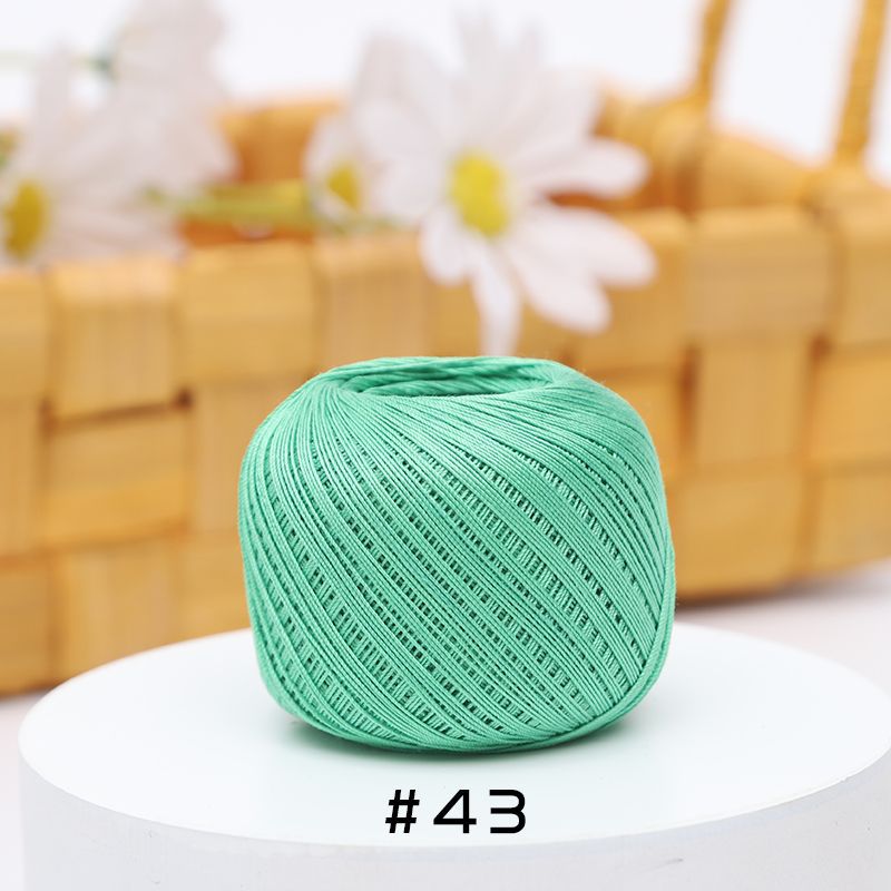 AquaSilk Size 10 Crochet Thread Lace Thread Ultra Thin – soft crochet yarn by Lily's Loop