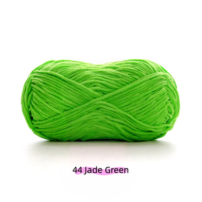 Milky Brown Sweet Ultra Fine 2mm Chenille Yarn (50g) – chenille yarn for amigurumi