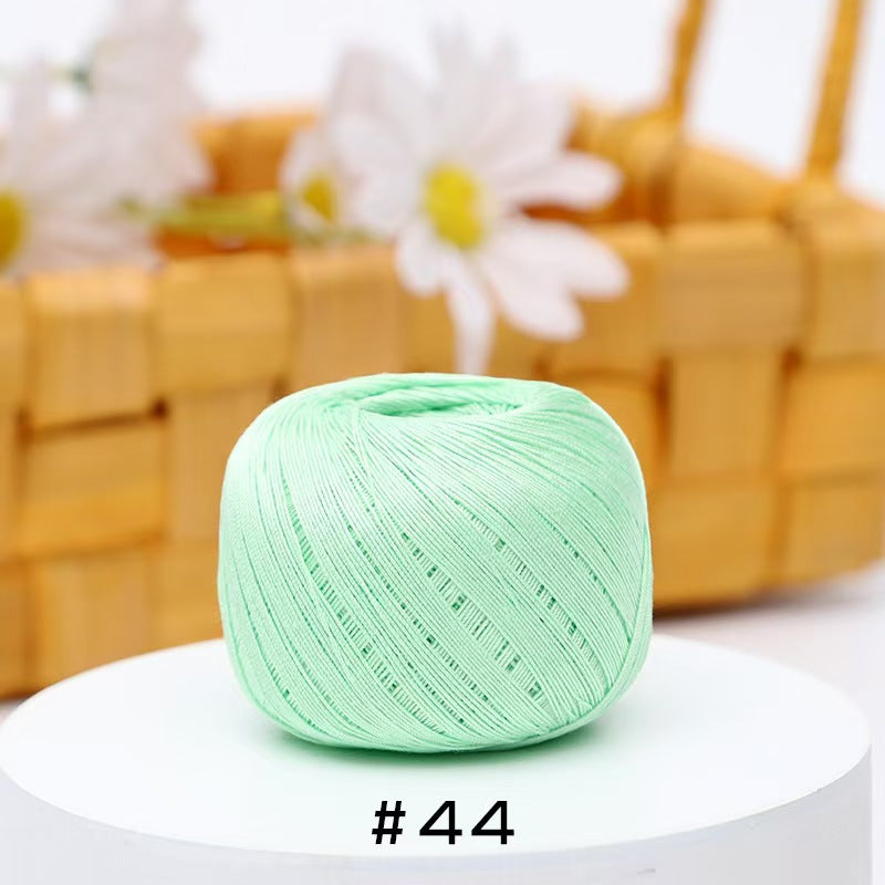 AquaSilk Size 10 Crochet Thread Lace Thread Ultra Thin – soft crochet yarn by Lily's Loop