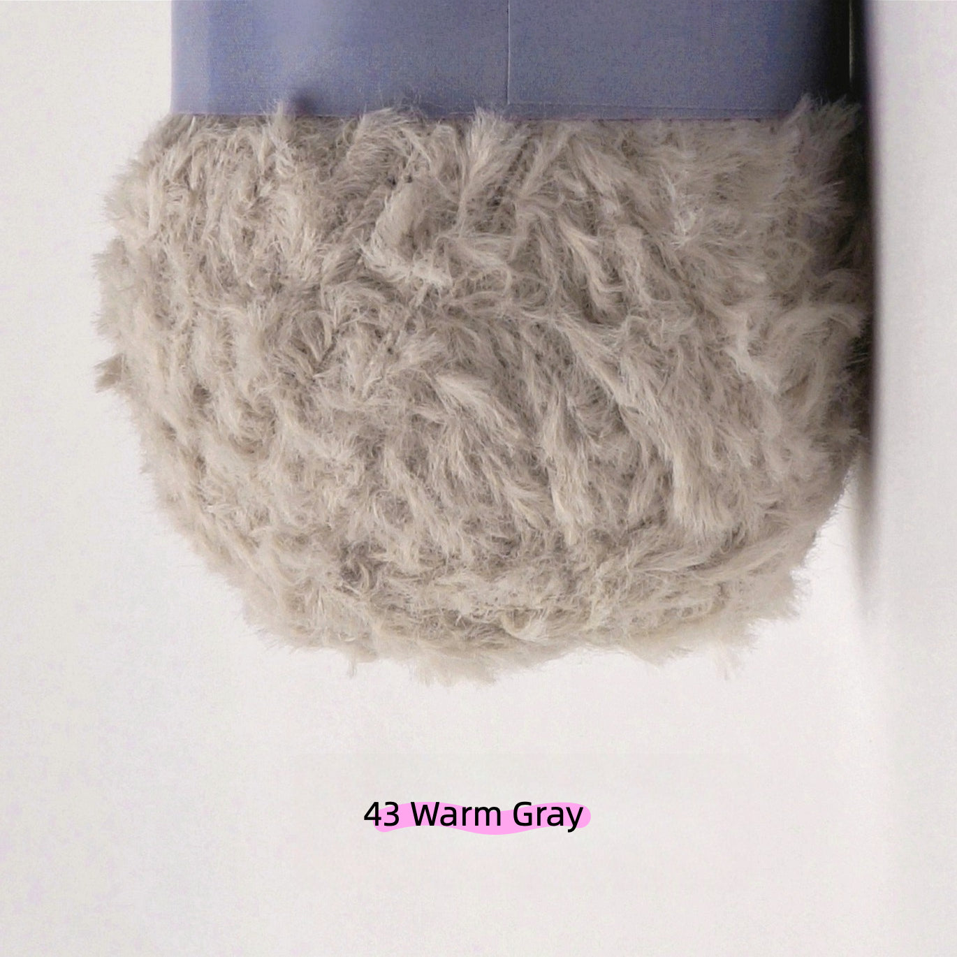 Mint Blue MicroFur Fine Eyelash Yarn (40g) – faux fur yarn for crochet amigurumi