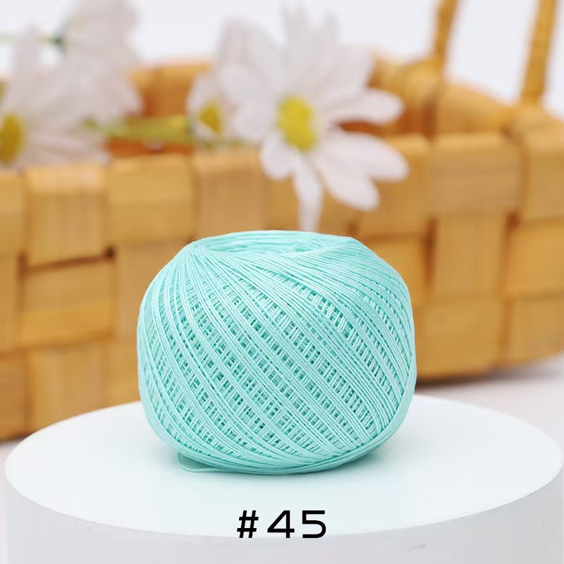 AquaSilk Size 10 Crochet Thread Lace Thread Ultra Thin – soft crochet yarn by Lily's Loop