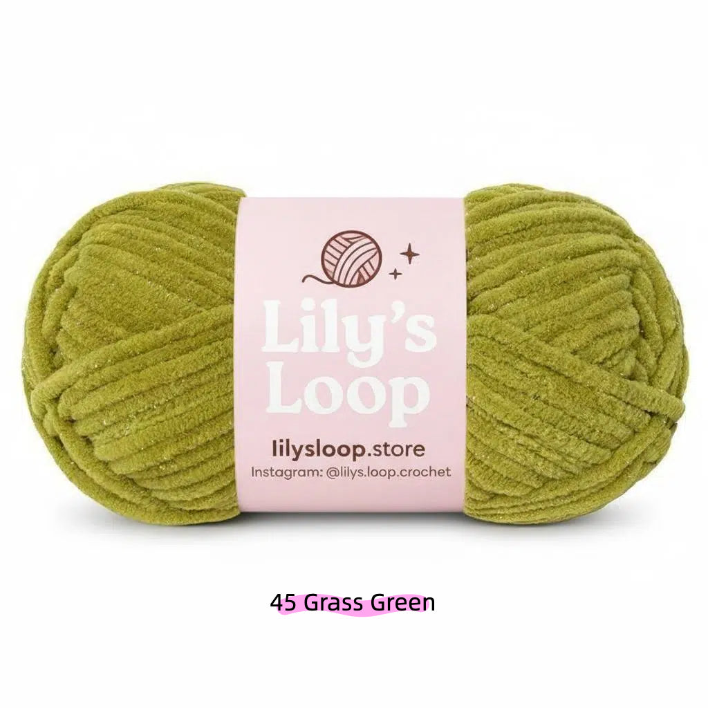 SoftGlow Series 4.5MM Chenille Yarn(50g/59m) – fine chenille yarn for amigurumi