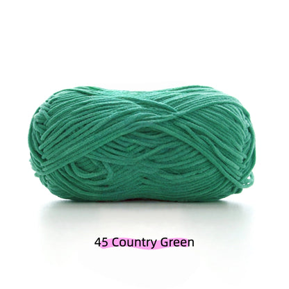 Blush Yellow Sweet Ultra Fine 2mm Chenille Yarn (50g) – chenille yarn for amigurumi