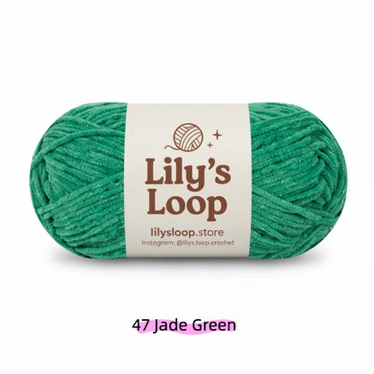 Light Coffee SoftGlow Series 2.5MM Chenille Yarn(50g/132m) – fine chenille yarn for amigurumi