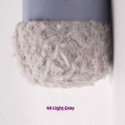 Blue MicroFur Fine Eyelash Yarn (40g) – faux fur yarn for crochet amigurumi