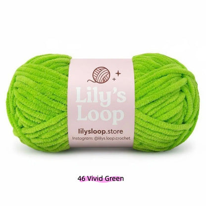 SoftGlow Series 4.5MM Chenille Yarn(50g/59m) – fine chenille yarn for amigurumi