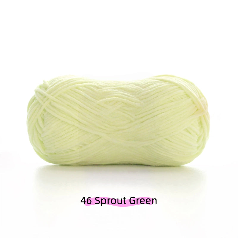 Light Pink Sweet Ultra Fine 2mm Chenille Yarn (50g) – chenille yarn for amigurumi