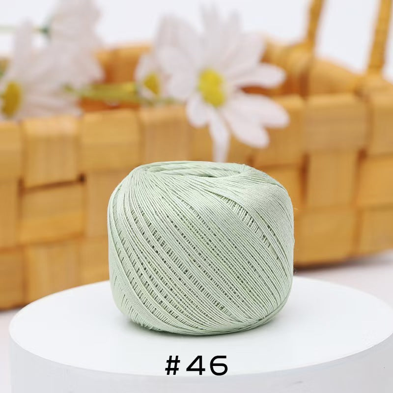 AquaSilk Size 10 Crochet Thread Lace Thread Ultra Thin – soft crochet yarn by Lily's Loop