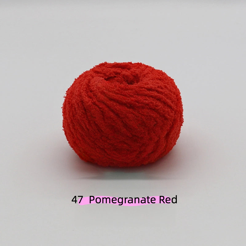 Light Emerald Green Warm Plush Nature Palette Velvet Yarn (50g/80m) – velvet yarn for amigurumi and crochet