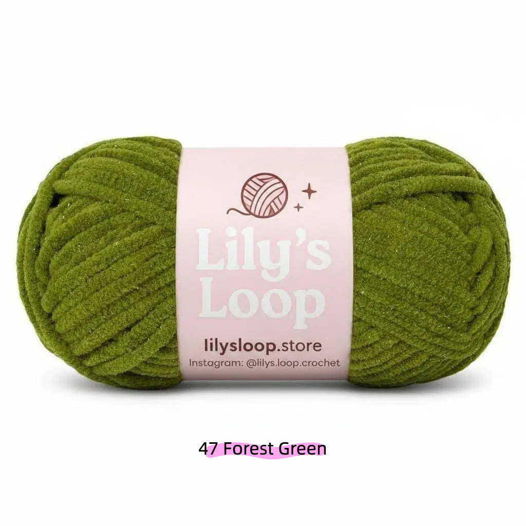 SoftGlow Series 4.5MM Chenille Yarn(50g/59m) – fine chenille yarn for amigurumi