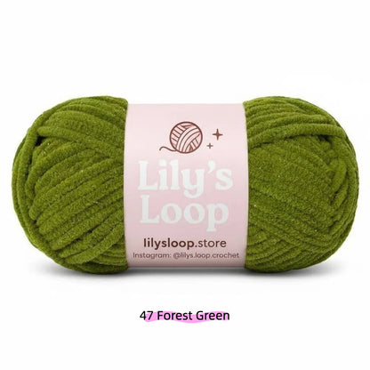 SoftGlow Series 4.5MM Chenille Yarn(50g/59m) – fine chenille yarn for amigurumi