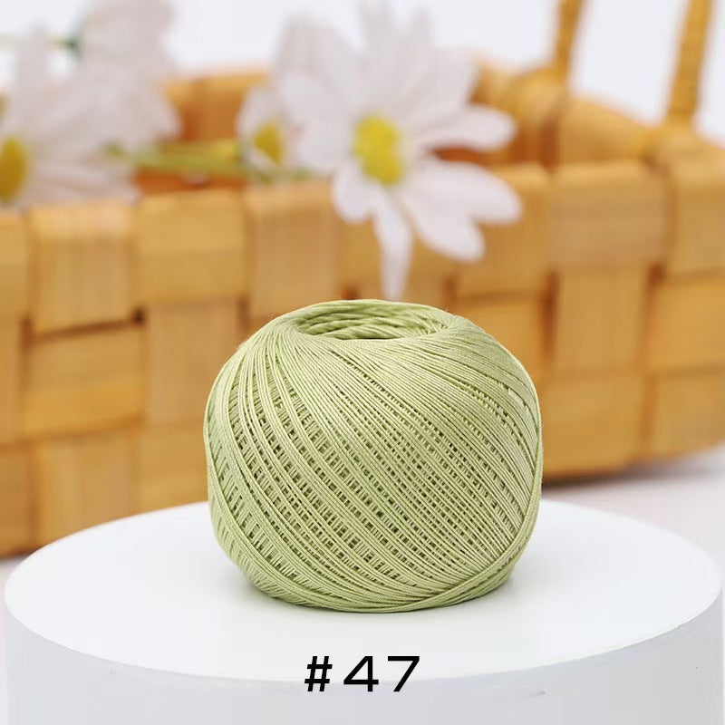 AquaSilk Size 10 Crochet Thread Lace Thread Ultra Thin – soft crochet yarn by Lily's Loop