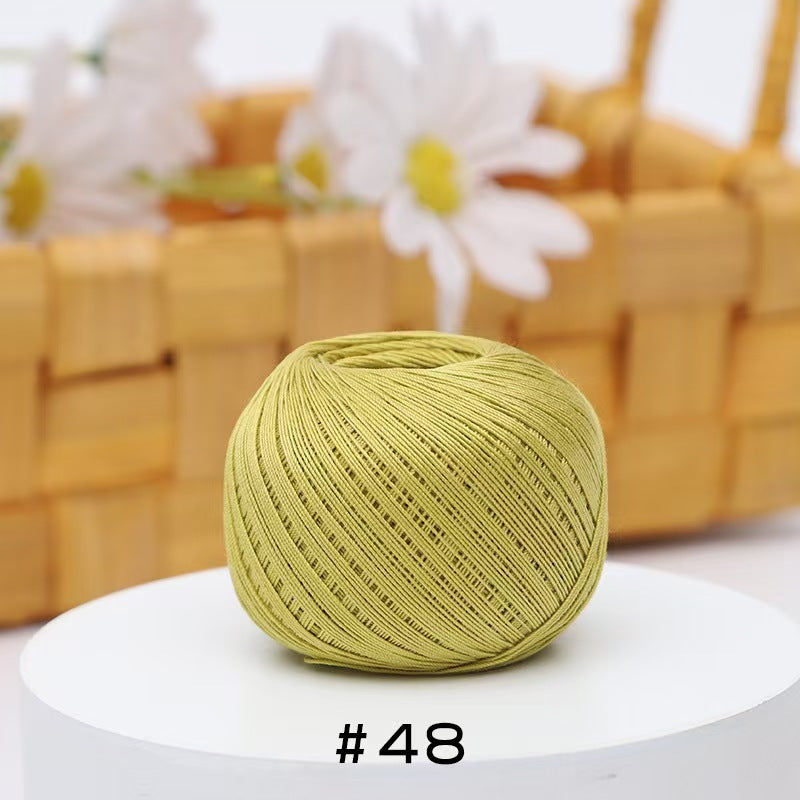 AquaSilk Size 10 Crochet Thread Lace Thread Ultra Thin – soft crochet yarn by Lily's Loop
