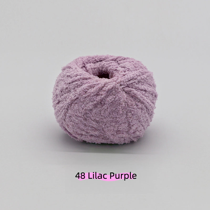 Bright Azure Blue Warm Plush Nature Palette Velvet Yarn (50g/80m) – velvet yarn for amigurumi and crochet