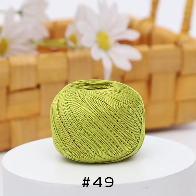 AquaSilk Size 10 Crochet Thread Lace Thread Ultra Thin – soft crochet yarn by Lily's Loop